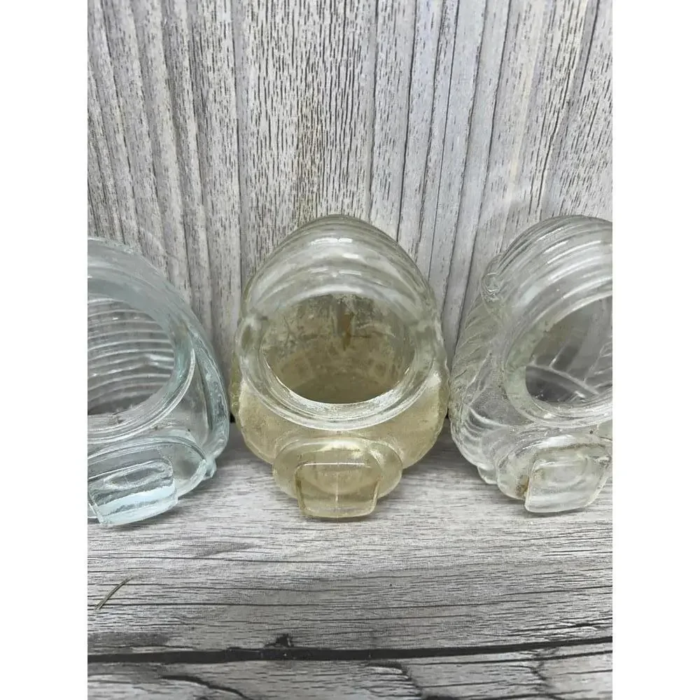 Vintage glass bird waterers lot - Picture 6 of 6
